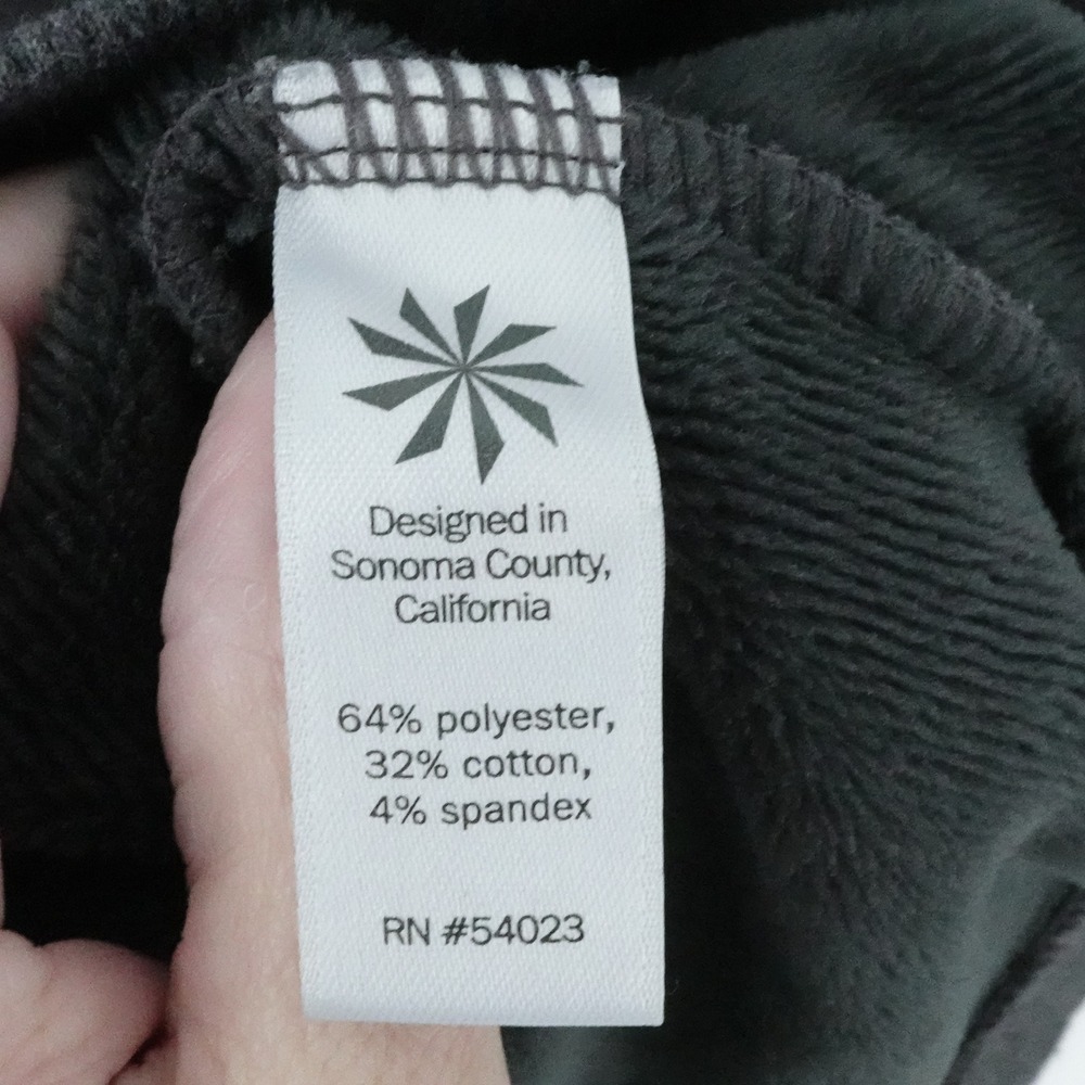 Athleta Hoodie Womens Small Charcoal Gray Funnel Neck Kangaroo Pocket - Picture 15 of 16